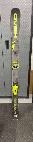 Used All Mountain With Bindings Max Din 11 Monster 83 Skis