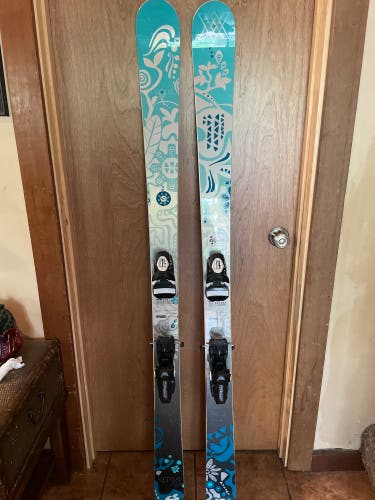 Völkl Kenja womens ski 163 with Rossi 12 din bindings $375