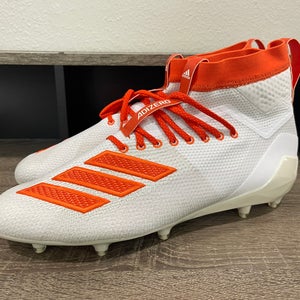 Adidas Adizero 8.0 SK Football Cleats Orange/White Men’s Size 15 NEW EG0859
