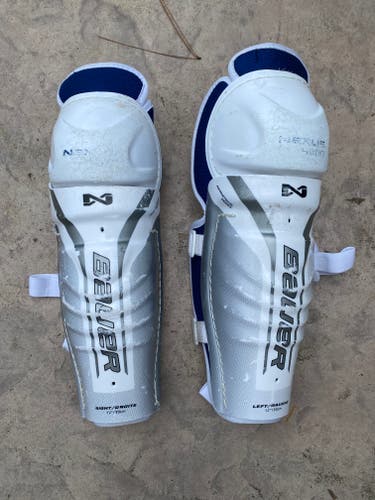 Bauer Nexus 4000 12" Junior Hockey Shin Pads 8331