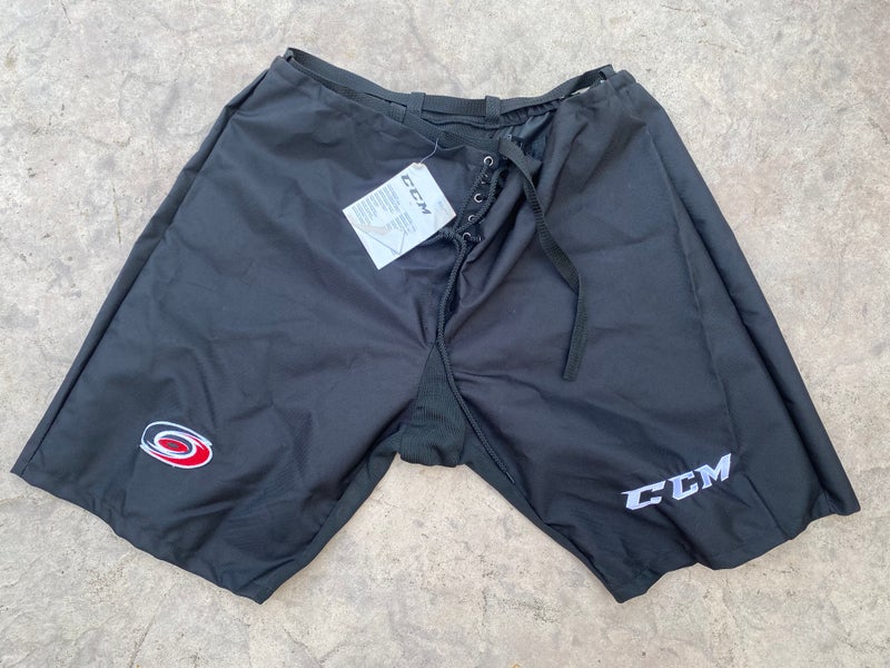 CCM PP10 Pro Stock Pants Shell XL Carolina Hurricanes Black 8340