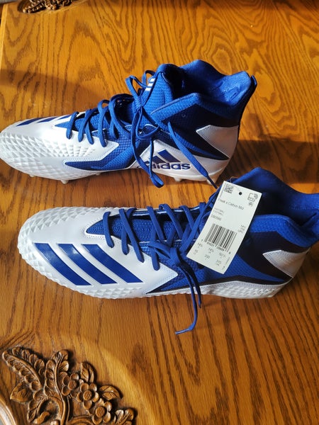 Men's New Size Men's 15 Molded Cleats Adidas High Top Freak X carbon Mid