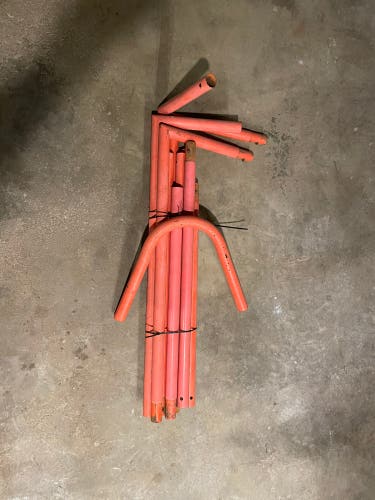 Orange Lacrosse Goal
