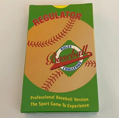 BASEBALL RULES CHALLENGE CARD GAME