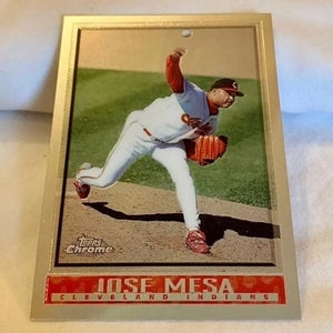 TOPPS CHROME 1998 JOSE MESA CLEVELAND INDIANS MLB BASEBALL CARD