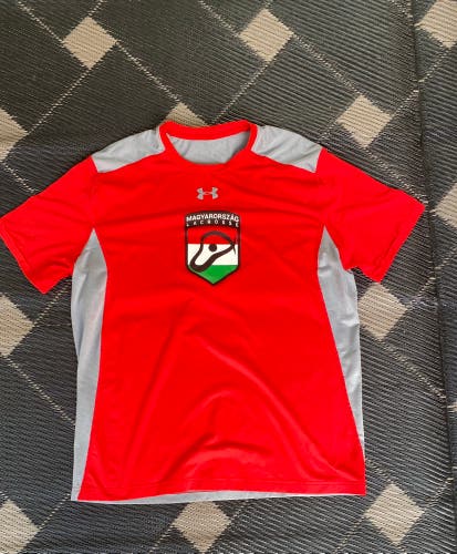 Official Team issued Hungary Lacrosse shooter shirt