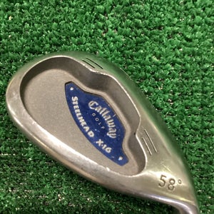 Callaway Steelhead X-16 Lob Wedge LW 58° Light Flex Graphite Shaft