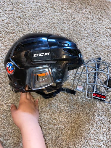 Small CCM Helmet FL90 WITH CAGE