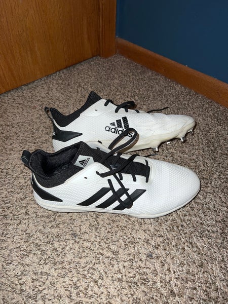 White Men's Metal Low Cut Adizero Afterburner