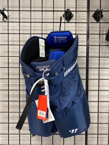 New Junior Large Warrior  Covert QRL3 Hockey Pants -Navy