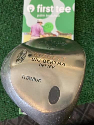 Ladies Callaway Big Bertha The Biggest  12° Driver Graphite shaft