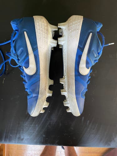 Blue Men's Molded Cleats Low Cut Air Clipper