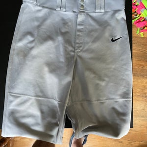 Gray New Medium Nike Game Pants