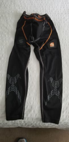 Shock Doctor 363 Hockey Black Compression Pants w/Cup Boys Size Medium