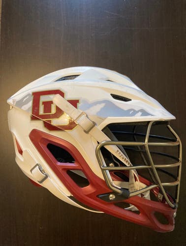 University Of Denver Warrior Burn White Lacrosse Helmet