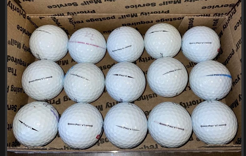 Used Titleist Pro V1 Balls 48 Pack (4 Dozen)