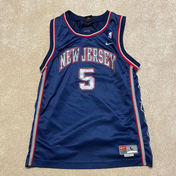 NBA Basketball Jersey Jason Kidd #5 New Jersey Nets Kid