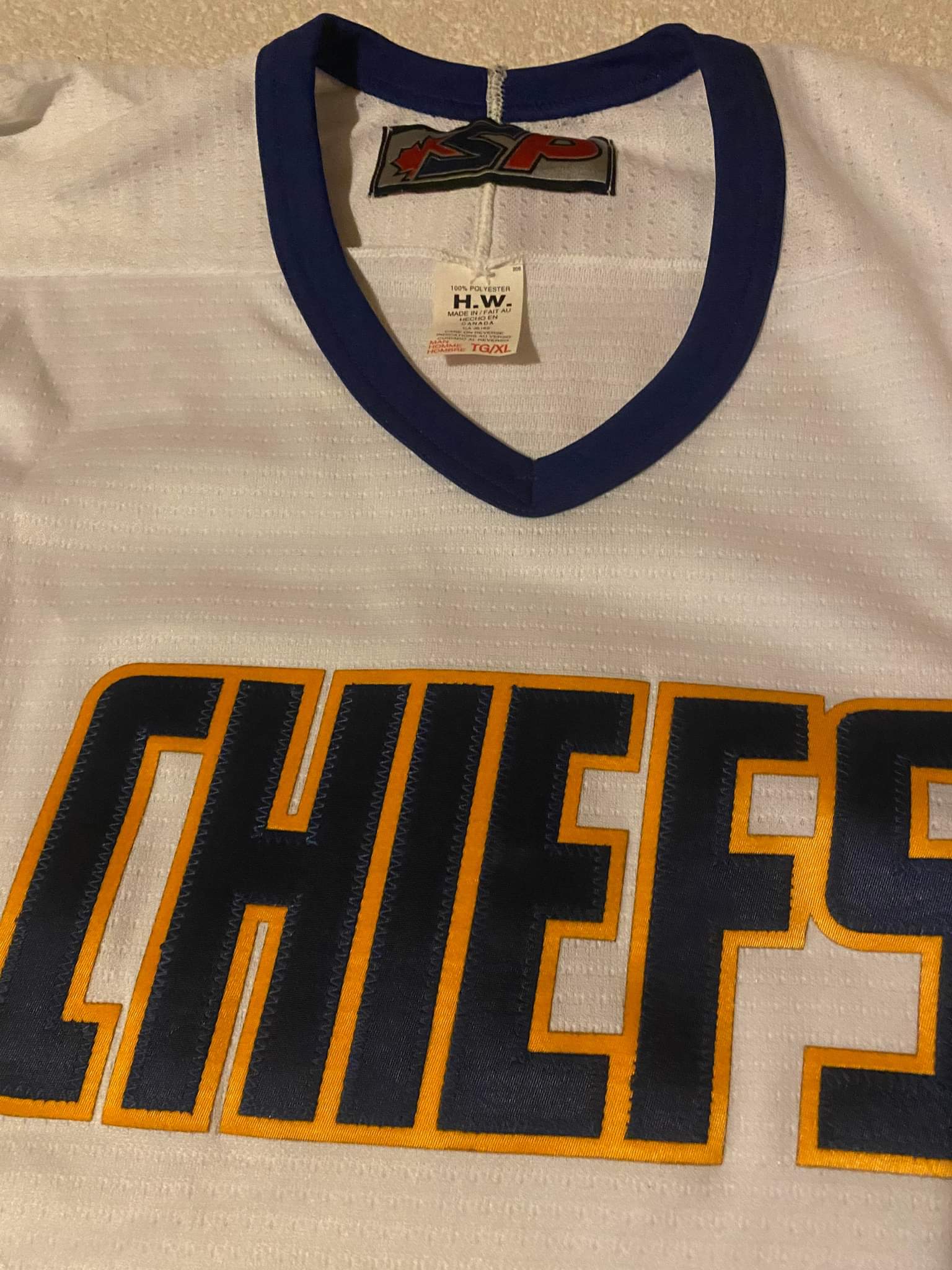 Charlestown Chiefs Slap Shot Custom Hockey Jersey – Retro City Threads