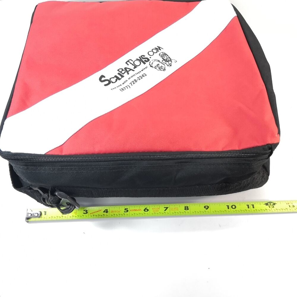 Hollis Padded Zipper Scuba Dive Regulator Carry Gear Bag Nylon 11" x 8" x 3 Case 