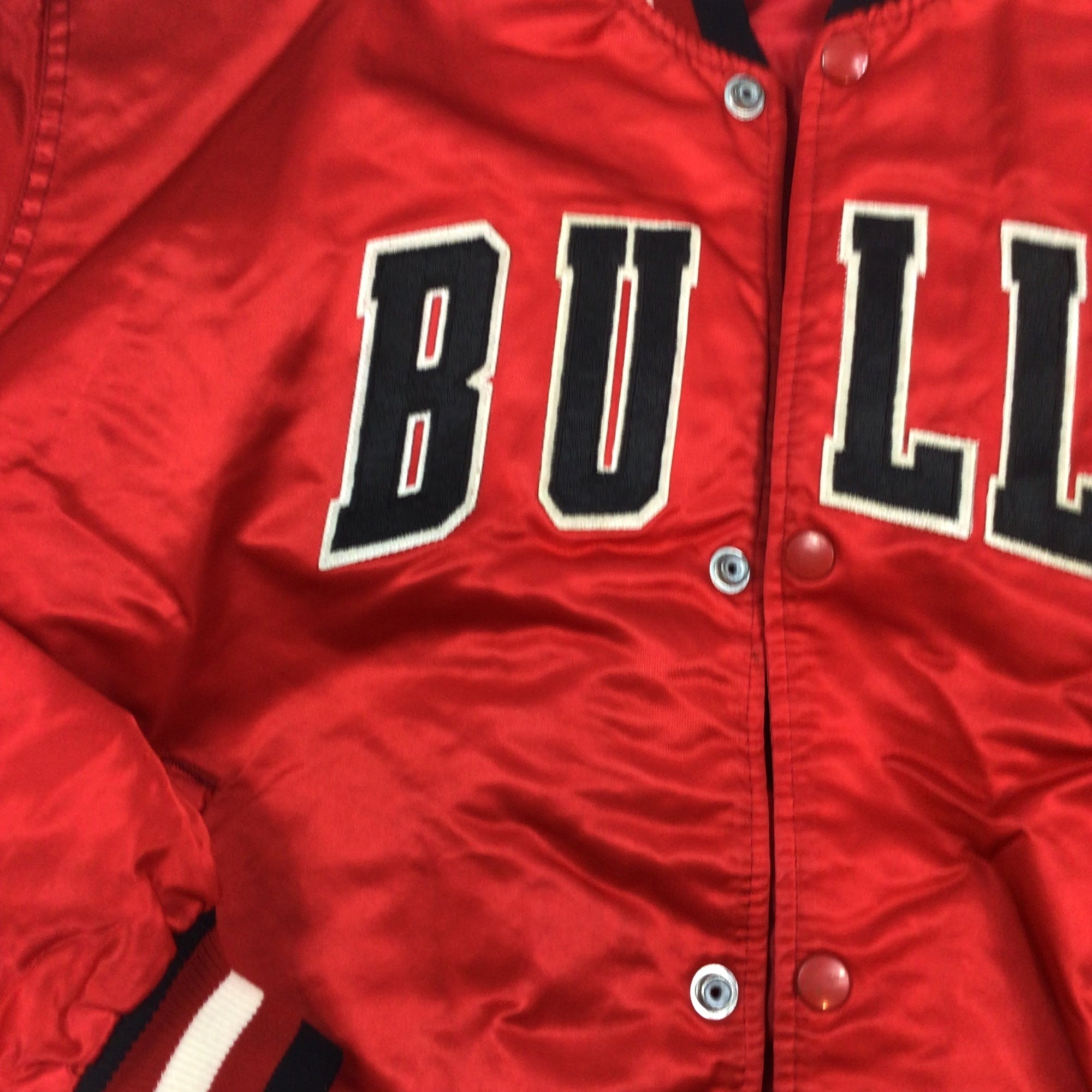 Starter Satin Bomber Chicago Bulls Silver Jacket - Jackets Expert