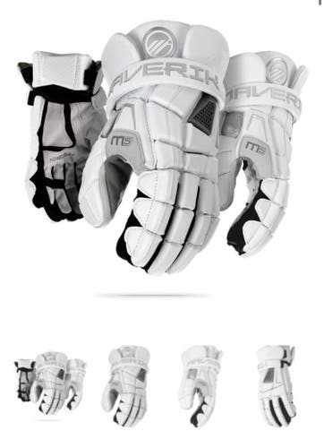 Used Player's Maverik 13" M4 Lacrosse Gloves