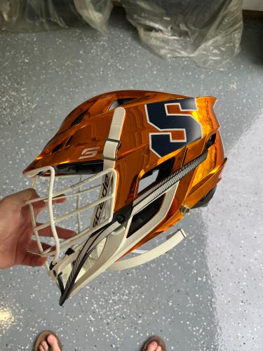Syracuse Lacrosse Helmet Chrome Cascade S