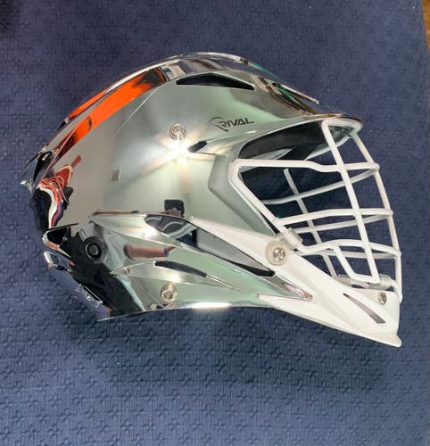 Brand New Syracuse Lacrosse issued Chrome STX Rival Helmet