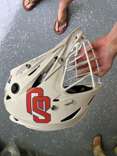 Syracuse lacrosse throwback helmet