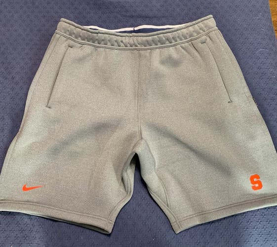 Syracuse Lacrosse Issued - Gray Sweat Shorts