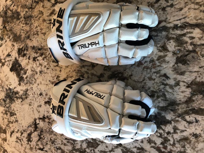 Used Player's Brine 12" Triumph Lacrosse Gloves