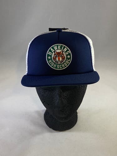 NIKE x Stranger Things NRG Pro Blue Adjustable Snapback Baseball Cap Hat New