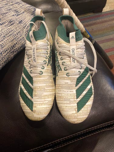 Unisex Used Size 11 (Women's 12) Molded Cleats Adidas Low Cut adizero