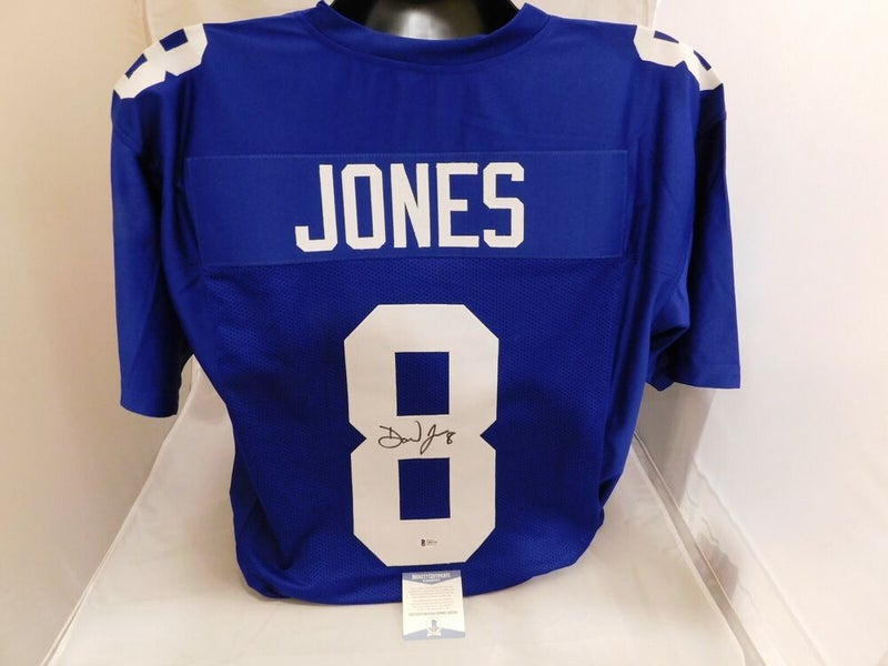 Daniel Jones Signed Jersey (Beckett COA)