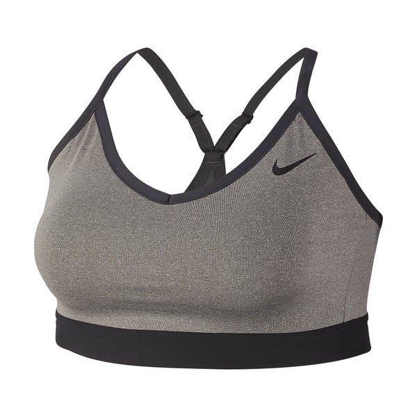 Nike Indy Women's Sports Bra Plus Size Dri-FIT Gray Anthracite