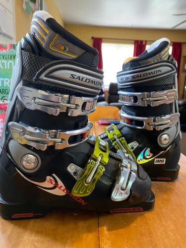 Salomon Soft Flex X wave 8.0 Ski Boots 23 23.5 Mondo