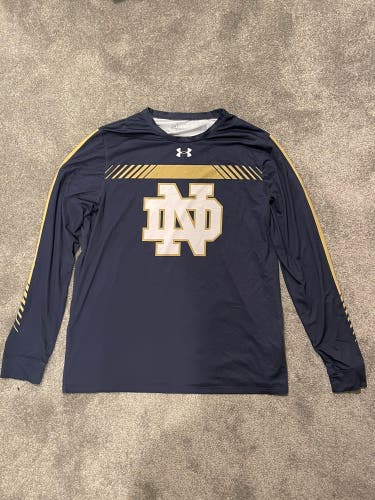 Bundle: ND Vintage Shooting Shirt, #33 Pinnie, Grey Short Sleeve, Blue And White Practice Shorts