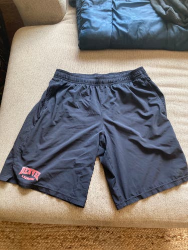 University Of Denver Lacrosse Black Large New Balance Shorts