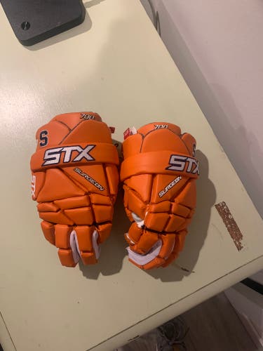 Syracuse Lacrosse Orange Surgeon Lacrosse Gloves