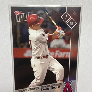 Topps Mike Trout 1000th Hit Baseball Card