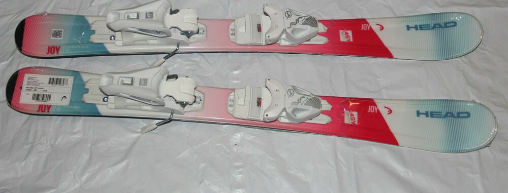 Head Joy skis kids girl's skis 67cm with size adjustable SLR 4.5 GW Bindings NEW 