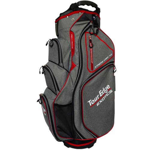 Tour Edge Exotics Xtreme 7.0 Cart Bag 2022 15 Way Colors Golf Bag Cart Strap Dry