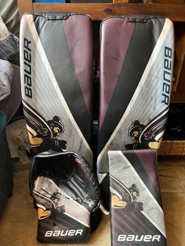 Used 35" Bauer Regular Vapor 2X Pro Goalie Full Set Pro Stock (skinned as Ultrasonic)