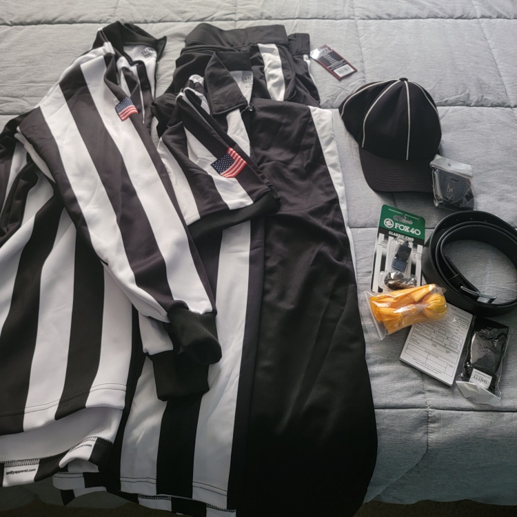 New Football MHSAA Officials Package (Size - XL), Everything to get you started