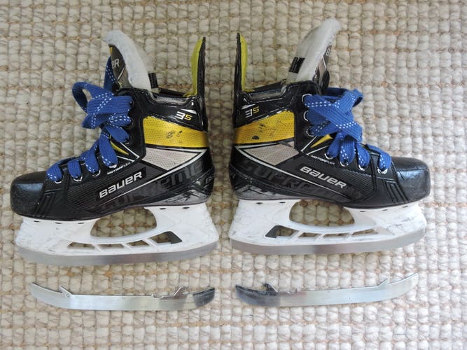 Youth Used Bauer Supreme 3S Hockey Skates Regular Width Size 1.5