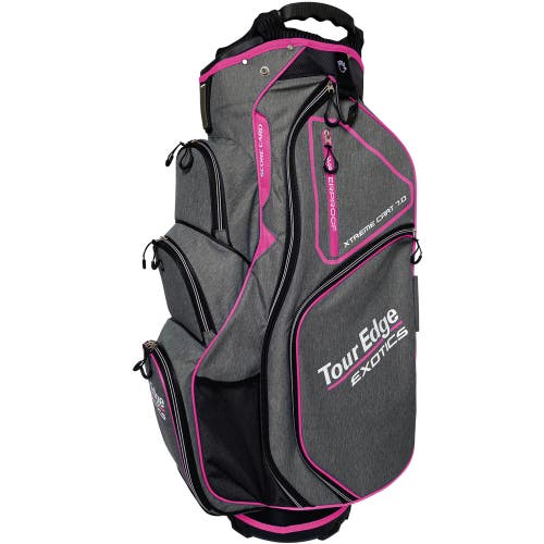 Tour Edge Exotics Ladies Xtreme 7.0 Cart Bag 15 Way Colors 2022 Golf Bag Strap