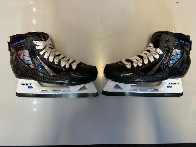 Senior New True Pro Custom Goalie Hockey Skates Pro Stock Size 7