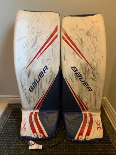 Used 36" Bauer Vapor 2X Pro Goalie Leg Pads Pro Stock