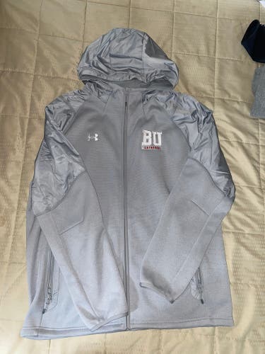 Boston University Lacrosse Under Armour Full Zip Sweatshirt