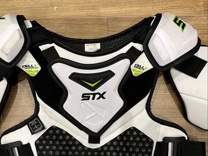 Used Medium STX Cell V Shoulder Pads