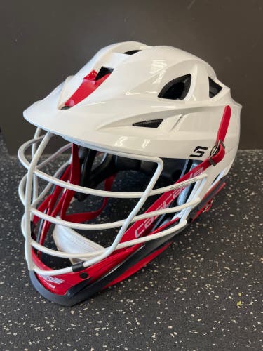 Cascade S Helmet White/Red